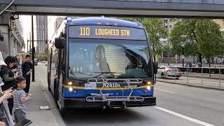 Translink CMBC 24104 on the 110 to Lougheed Town Center station [upl. by Marline]