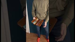 Мужской кожаный клатч diy leather handmade leathercraft leatherworks leathercrafttutorials [upl. by Nosa184]