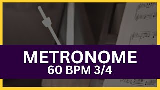 Metronome 60 BPM 34 [upl. by Hickey850]