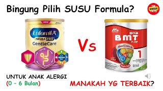 SUSU FORMULA anak ALERGI  Enfamil A Gentle Care Vs Morinaga BMT PHP  Manakah yg TERBAIK [upl. by Bartolemo]