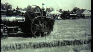 Sudbury Traction Engine Rally 1960s  Film 33022 [upl. by Wenonah]