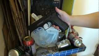 GAMO P25 Blowback 177 Cal Pellet Gun air pistol VS Vodka Bottle and Targets [upl. by Oeak671]