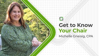 Get to know your Chair Michelle Gneisig [upl. by Nangatrad]