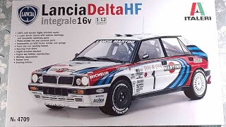 Just in Italeri 112 Lancia Delta HF Integrale 16v [upl. by Eelannej]