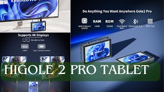 Higole 2 Pro Tablet Pad Industrial Windows 11 Tablet Mini PC SLGKTECH [upl. by Roseanne]