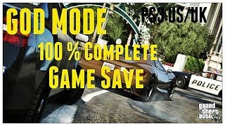 GTA V GOD MODE Game Save PS3 USUK [upl. by Othella]