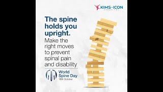 World Spine Day  KIMSICON Hospital [upl. by Vinay]