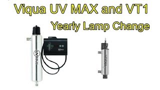 Viqua UV water purifier lamp change [upl. by Tulley]