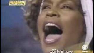 Beyonce on Whitney Houstons historic National Anthem performance [upl. by Karlen80]