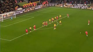 WardProwse LONGRANGE FREEKICK goal vs Wolves [upl. by Mihe]