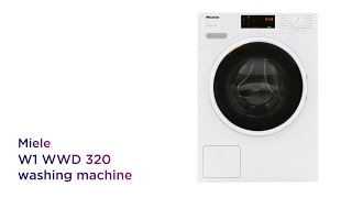 Miele W1 WWD 320  1400 Spin  Washing Machine  White  Product Overview  Currys PC World [upl. by Ruprecht]