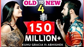 Old to New4  KuHu Gracia  Ft Abhishek Raina  Bollywood Romantic Songs  The Love Mashup [upl. by Lrat]