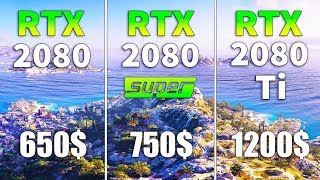 RTX 2080 SUPER vs RTX 2080 vs RTX 2080 Ti Test in 9 Games [upl. by Bonnette106]