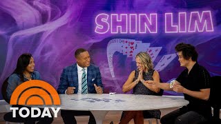 See Shin Lim amaze TODAY cohosts with live playing card illusion [upl. by Ardie]