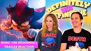 Sonic the Hedgehog 3 Official Trailer Reaction [upl. by Ainorev825]