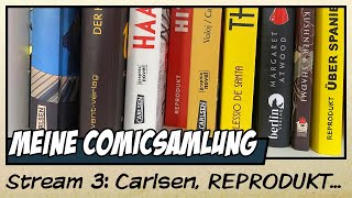 Meine Comicsammlung Carlsen Egmont REPRODUKT avant Zwerchfell und Co  Deutsch [upl. by Africa682]