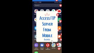 Access FTP Server from Mobile  Mobile tip for FTP  tips and tricks of ftp for mobile [upl. by Nivla]