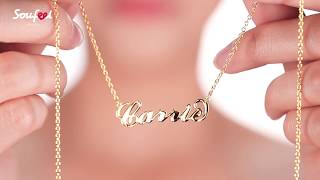 Name Necklace  Personalized Gift For Girlfriend [upl. by Marla486]