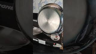 Bergner Argent Triply Stainless Steel Frypan Unboxing Review [upl. by Skiest]