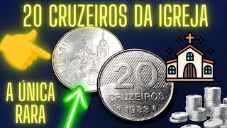 MOEDAS VALIOSAS DE 20 CRUZEIROS DA IGREJA perdidas aí Brasil afora por falta de conhecimento [upl. by Nonad]