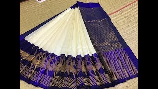 11 Pure Handloom Korvai Silk Cotton Sarees with Price ₹5900  Million Designs [upl. by Ycul]