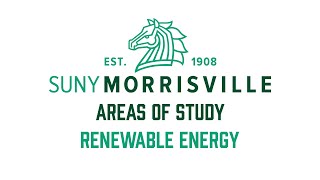 SUNY Morrisville Areas of Study  Renewable Energy [upl. by Nottnerb]