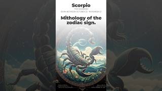 Mythology of the zodiac sign SCORPIO [upl. by Dacie612]