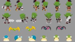 Orc Bros  Top Down Game Sprites [upl. by Arykahs]