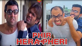 Its time for Phir Hera Pheri😁 Babu Rao ❌ Munna Bhai recreate comedy phirherapheri [upl. by Une806]