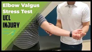 Elbow Valgus Stress Test for UCL Injury [upl. by Adamsun]