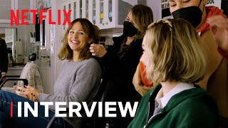 Family Switch  Hair Chair Interview with Jennifer Garner and Emma Myers  Netflix [upl. by Notlef997]