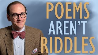 How to Read and Even Enjoy Poetry [upl. by Shatzer140]