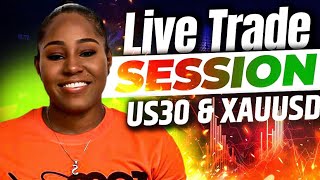 FOREX LIVE TRADE SESSION NY OCTOBER 10 2023 US30 amp GOLD [upl. by Idnic]