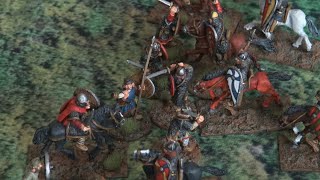 Brethren Skirmish Tabletop Wargame Normans versus Anglo Saxons [upl. by Dhu]