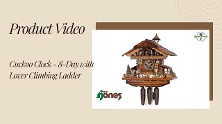 Cuckoo Clock with Lover Climbing Ladder [upl. by Lauber]