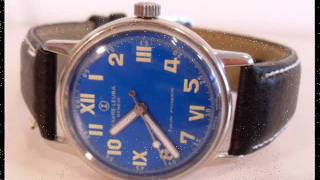 Mens Vintage Favre Leuba Twin Power Handwind Evening Watch [upl. by Osnofedli]