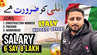 Italy Free Work Visa 2024  How To Apply Italy Visa  Jobs In Italy  Step by Step by Process [upl. by Etnod]