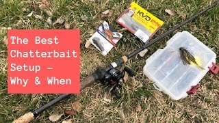 Chatterbait Setup  Why amp When to use a Chatterbait for Bass Fishing [upl. by Kramlich]