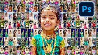 How to Create Photo Mosaic Portraits In Photoshop  Photo Collage with Contact Sheet in Photoshop [upl. by Sandy]