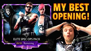 MK Mobile My Best Elite Spec Ops Pack Opening I Cant Believe My Luck [upl. by Consolata]