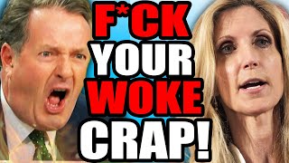 Ann Coulter SHUTS DOWN Entire Panel Of Woke LUNATICS With GIANT RED PILL  Piers Morgan Gets Heated [upl. by Aelanna]