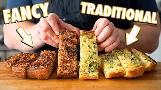 Perfect Homemade Garlic Bread 3 Ways [upl. by Shiverick28]