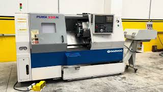 TORNIO DAEWOO PUMA 230 M CNC FANUC 18i  T [upl. by Anrat]