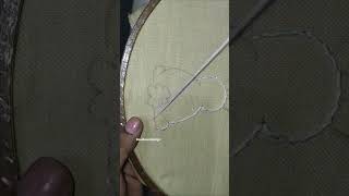 How To Do Stem Stitch For Beginners ytshorts doodleanddesign viralvideo [upl. by Ullund10]