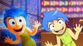 Inside Out 2 Original vs Anime Inside Out Animation [upl. by Hadias783]