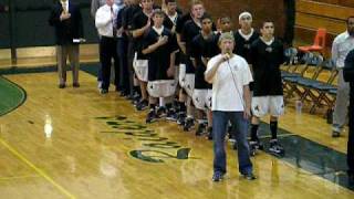 Tommy Staudt 17 yrs old sings the National Anthem [upl. by Irot]