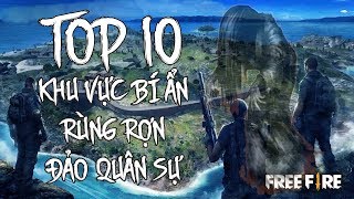 Free Fire  TOP 10 Khu Vực Bí Ẩn và Rùng Rợn Nhất Đảo Quân Sự  Rikaki Gaming [upl. by Merrili794]