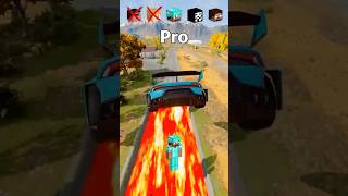 NOOB vs Girl vs PRO vs HACKER vs HEROBRINE Car LAVA Jump Challenge 😂 🚗 shorts beamngdrive [upl. by Agbogla]