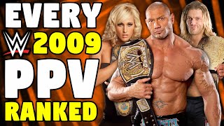 Every 2009 WWE PPV Ranked From WORST To BEST [upl. by Ackerley]