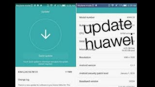 how to update any huawei smartphone [upl. by Basilio]